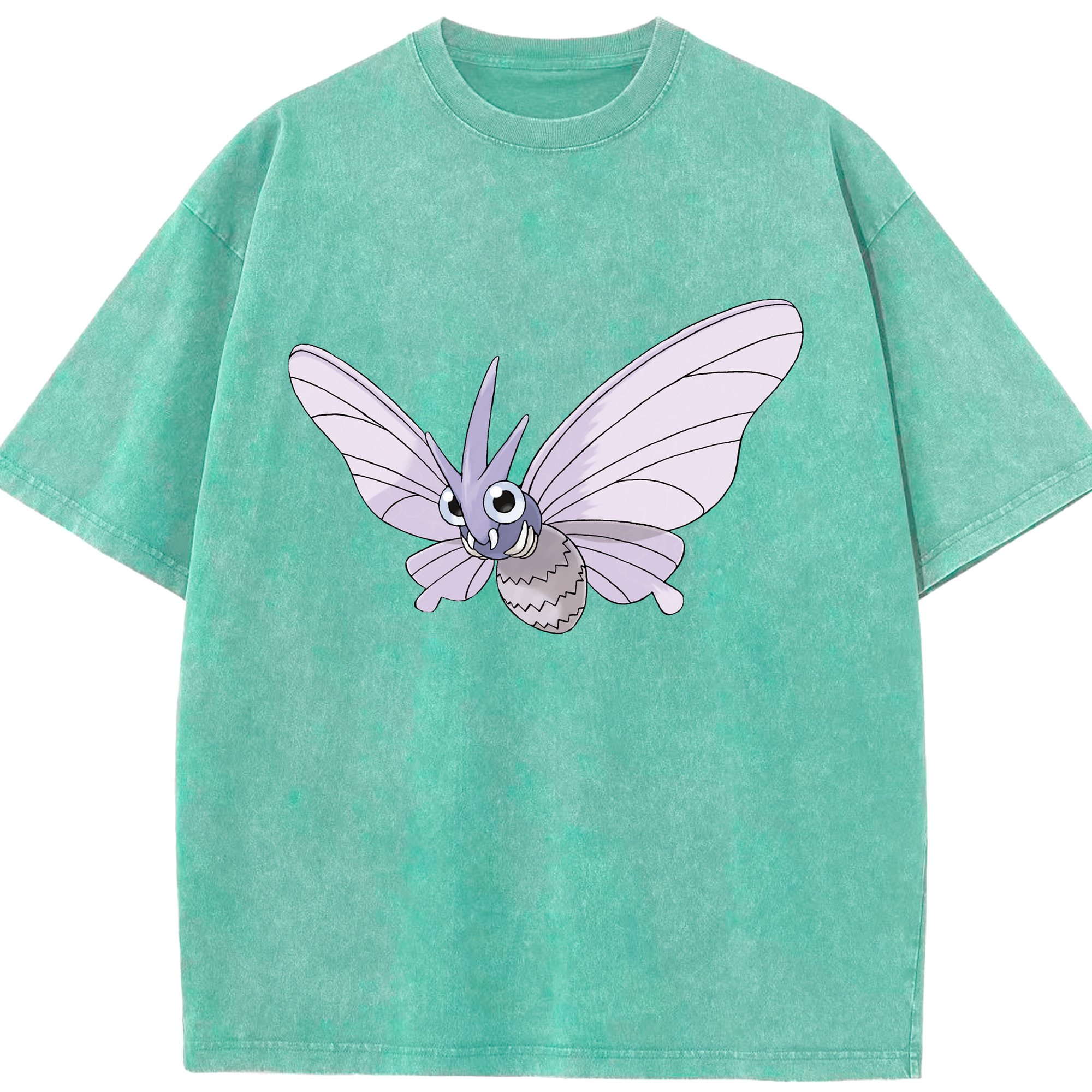 （画像用） ポケットモンスター Pokémon 綿100% ヴィンテージ風 半袖Tシャツ（フロントプリント）